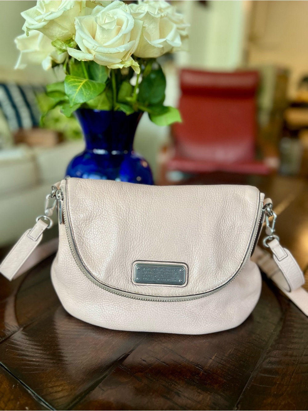 Marc by Marc Jacobs Standard Supply Blush Pink Leather Crossbody Bag